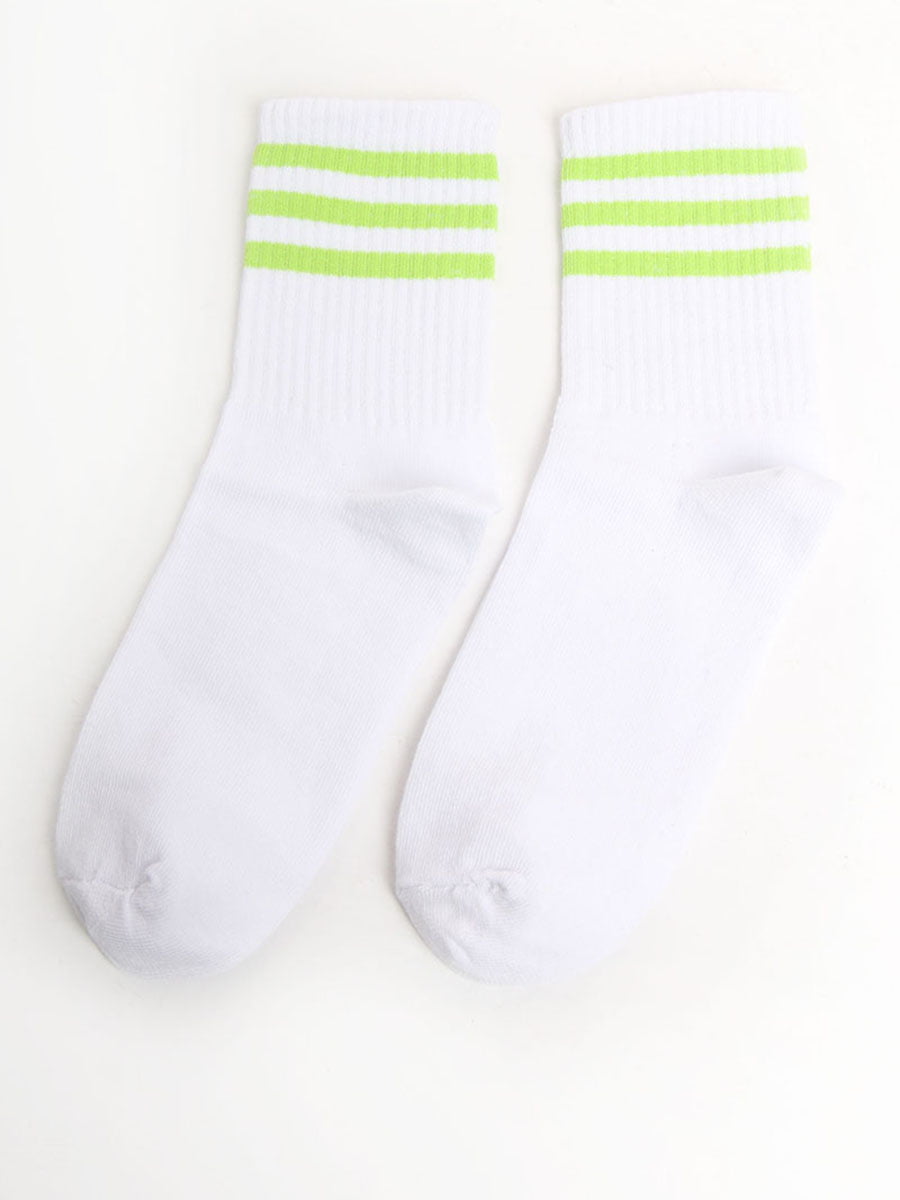 Шкарпетки білі в смужку | 5798588