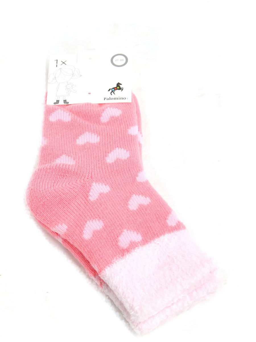 Шкарпетки рожеві в принт | 5791890