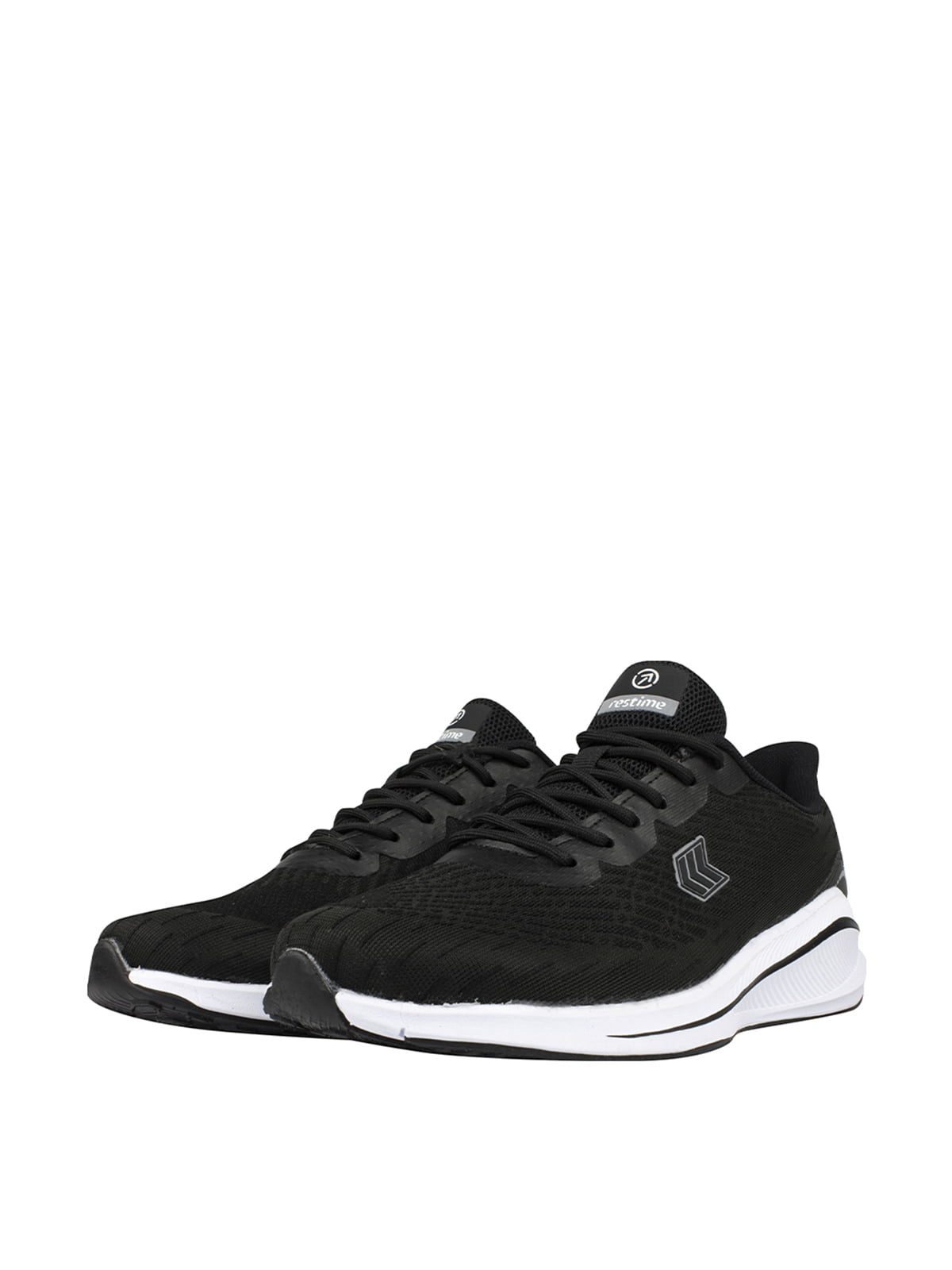 Кросівки чорні з логотипом | 5801543
