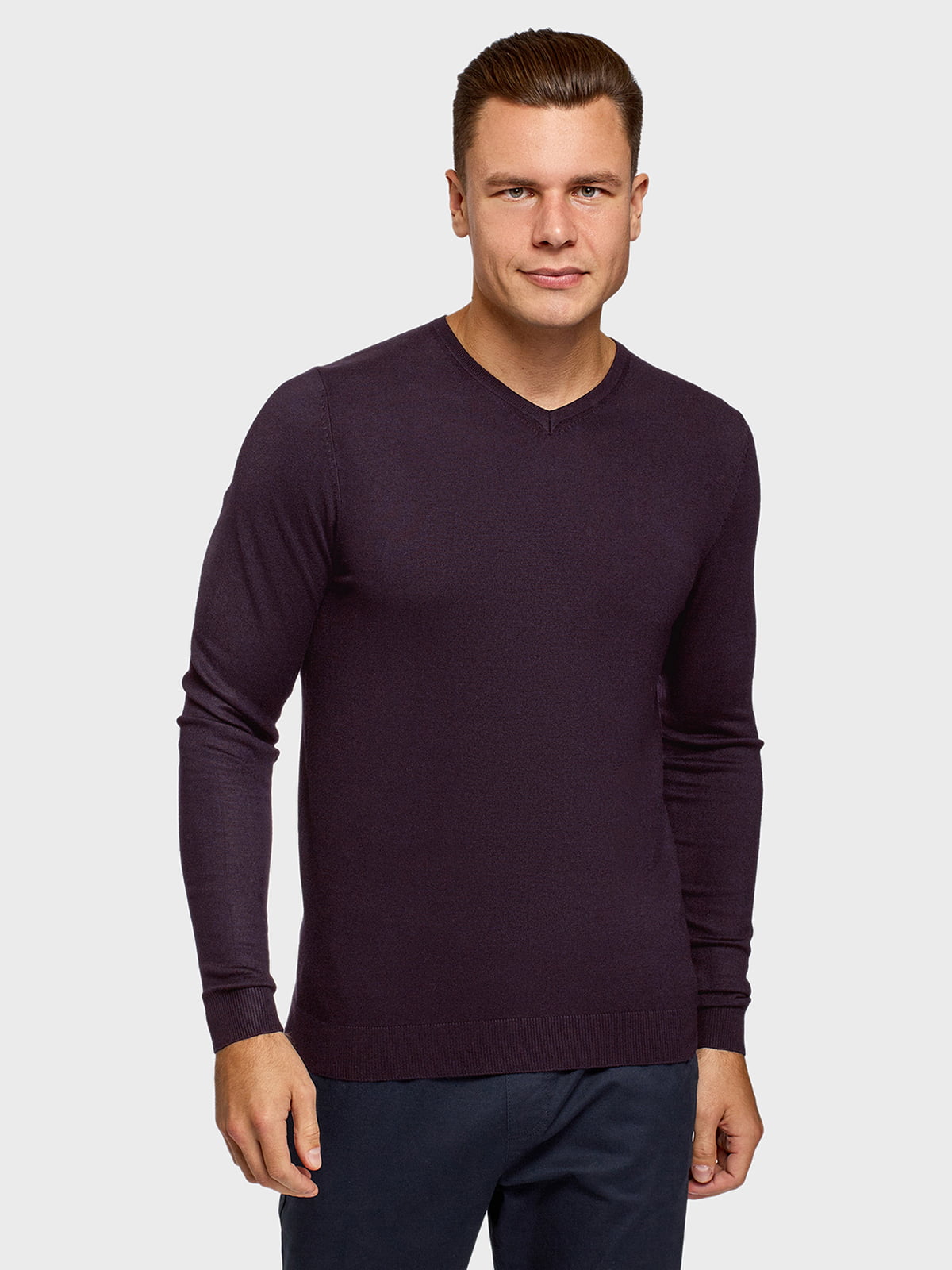 Пуловер темно-фиолетовый | 5802214