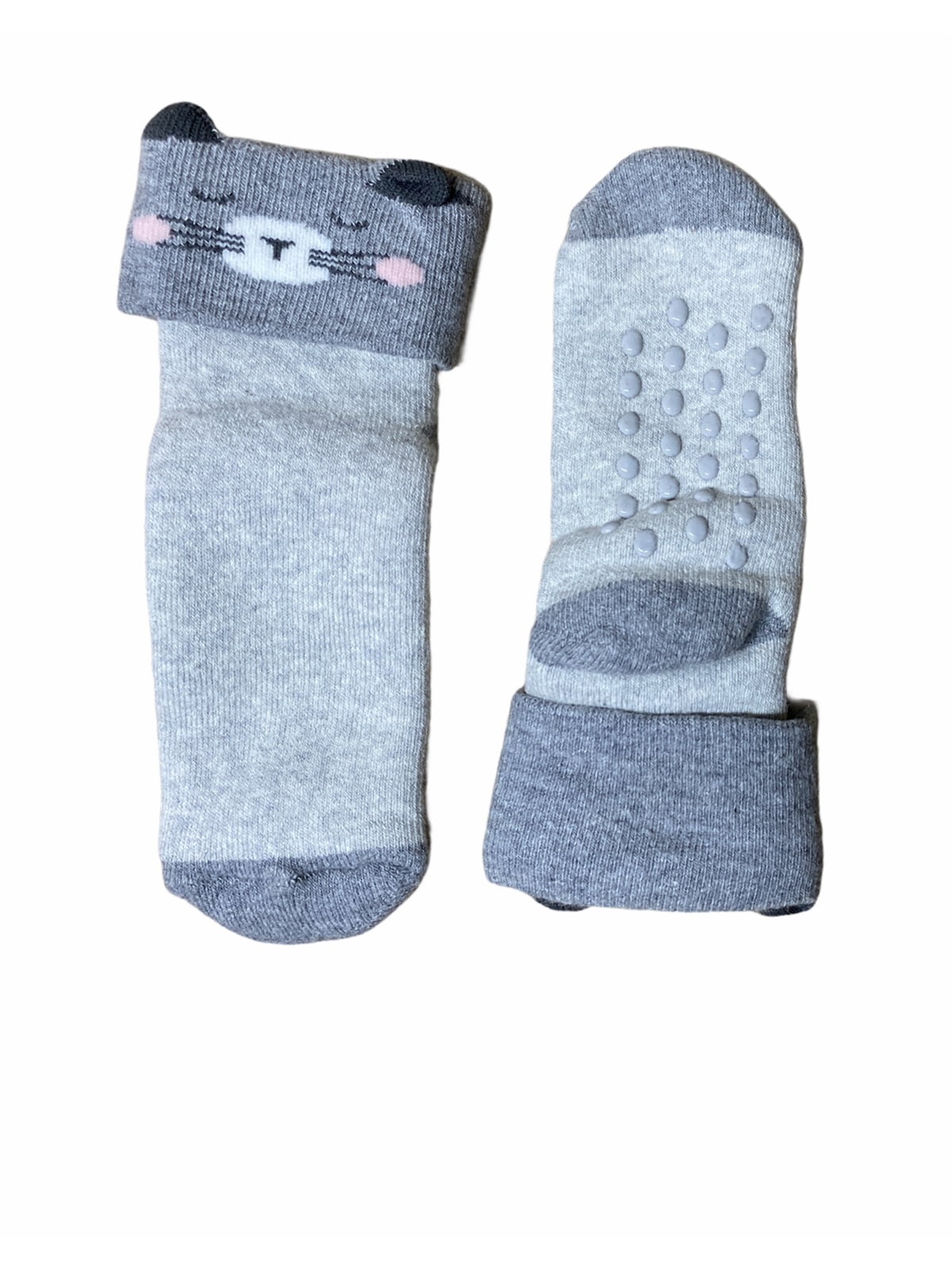 Шкарпетки сірі з малюнком | 5805080