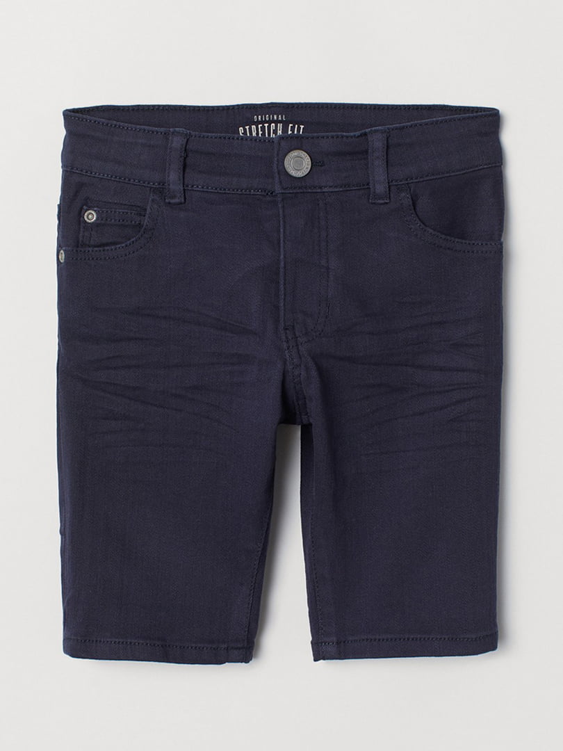 Шорты темно-синие джинсовые | 5805166