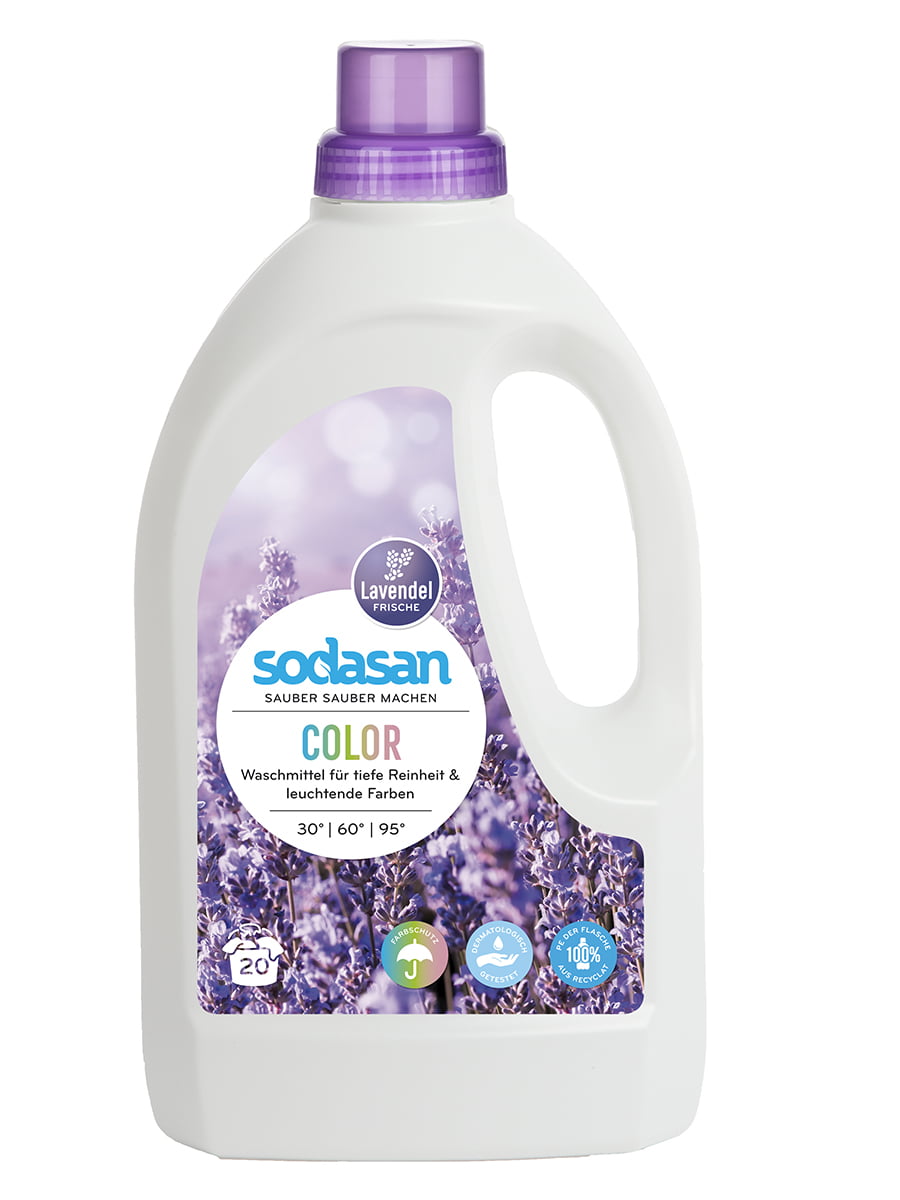 Органічний рідкий засіб Color для прання кольорових та чорних речей, з пом'якшувачем води і кондиціонером (1,5 л) | 4002159