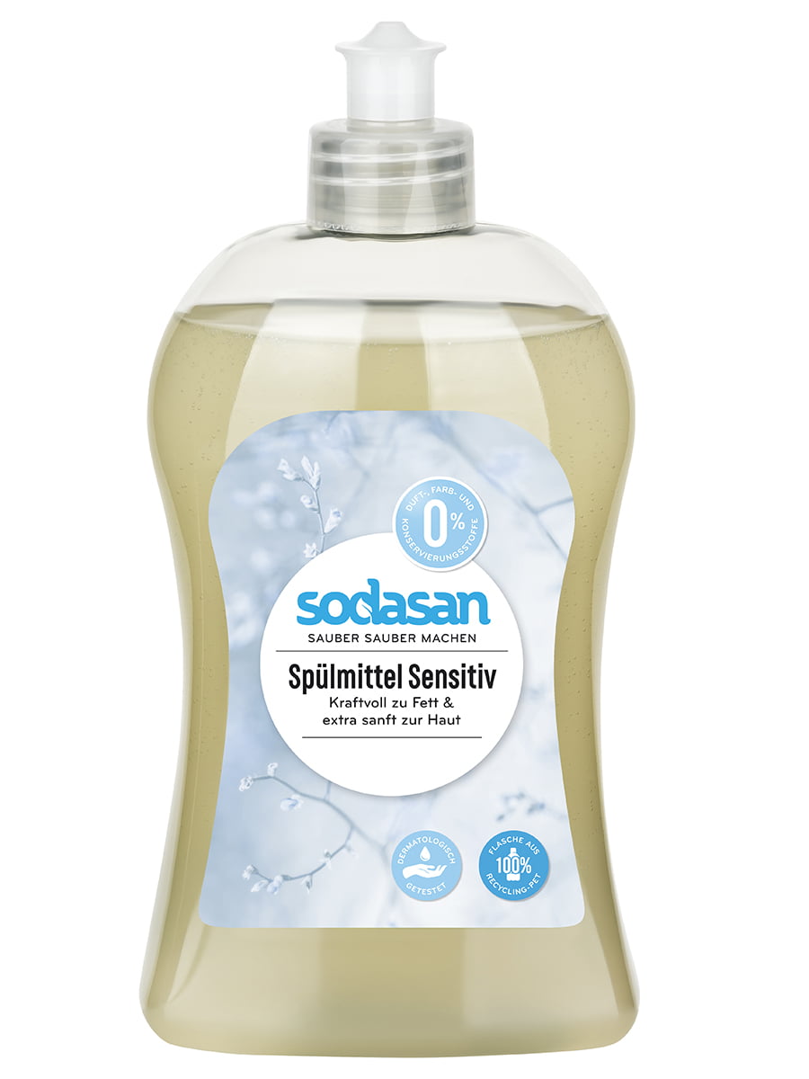 Органічний рідкий засіб-концентрат Sensitive для миття посуду, для чутливої шкіри (0,5 л) | 4002180