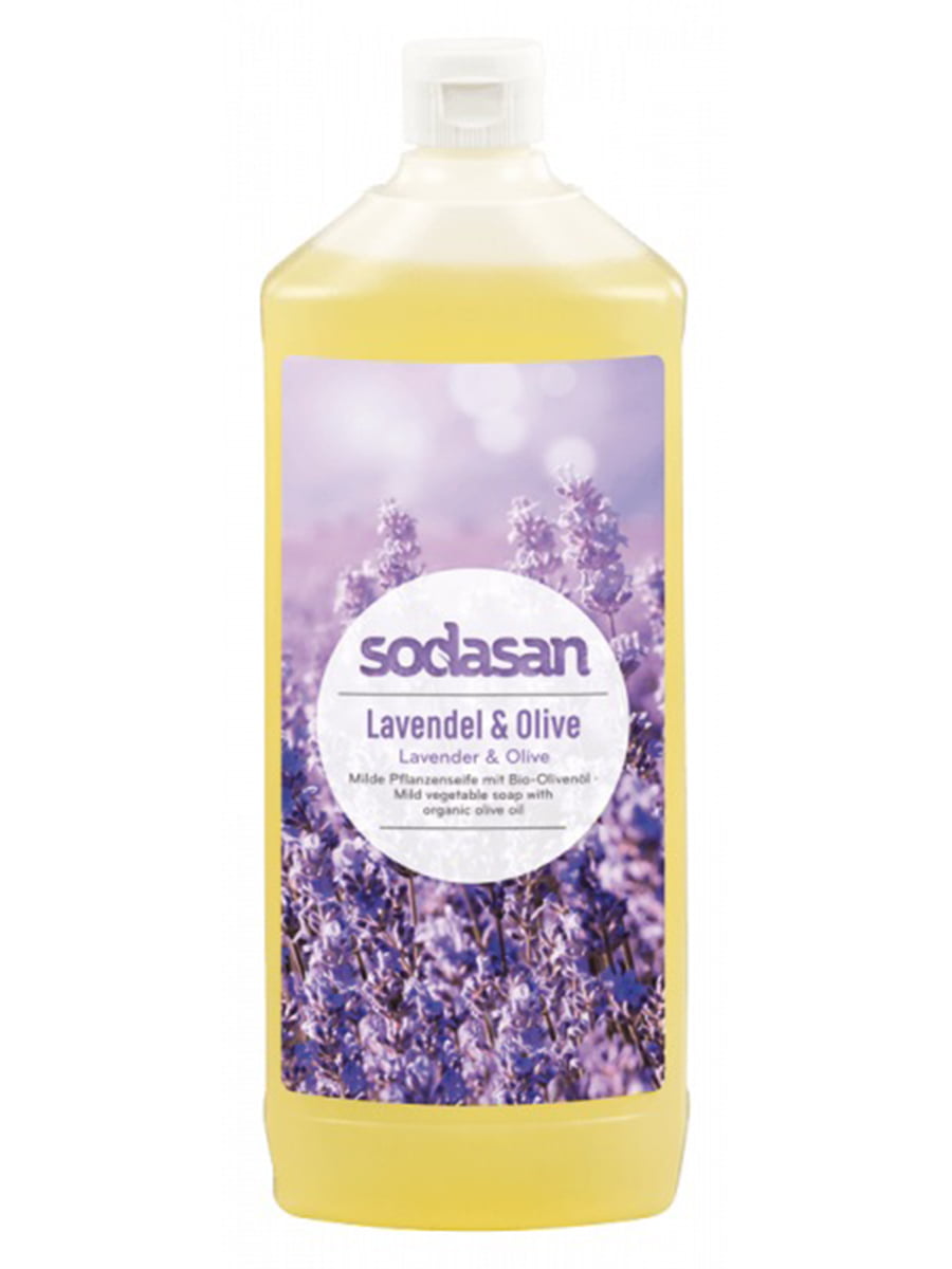 Мыло органическоеLavender-Olive жидкое, успокаивающее, с лавандовым и оливковым маслами (1 л) | 4002207