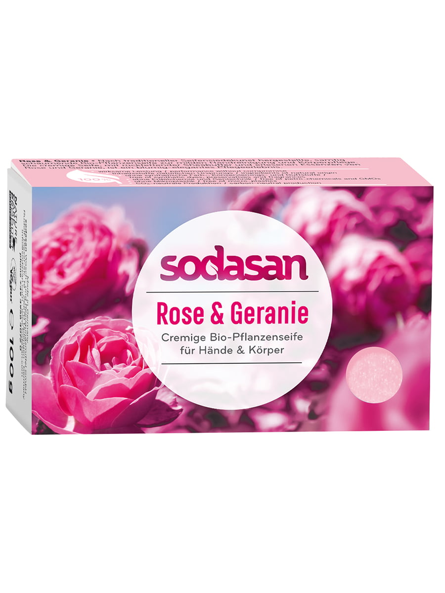 Органическое мыло-крем Wild Roses для лица (100 г) | 4002219