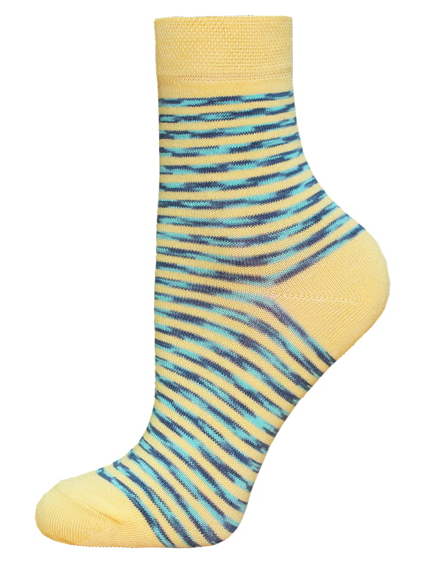 Шкарпетки жовті в смужку | 5698214