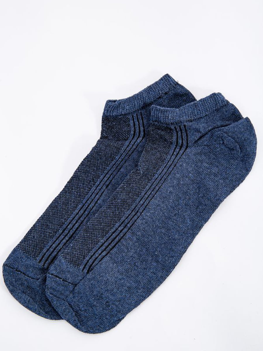 Шкарпетки сині в смужку | 5825700