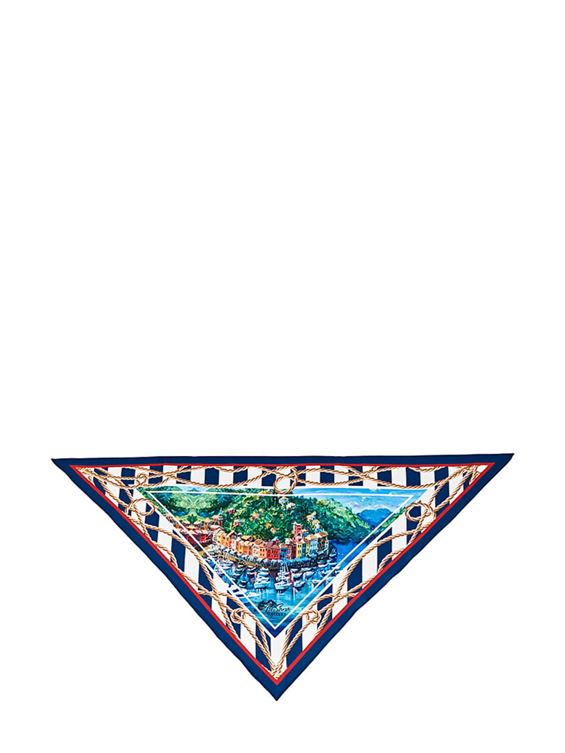 Косынка разноцветная с рисунком «Портофино» | 5826261