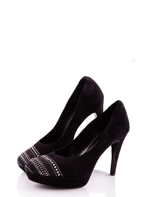 Туфли черные с декором | 4913588