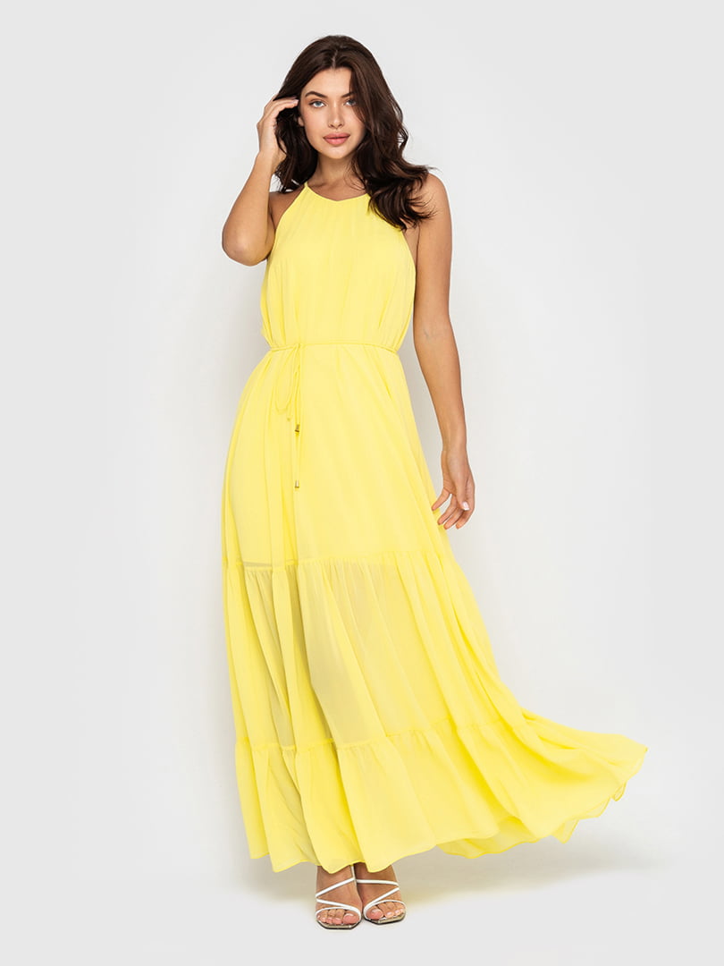 Платье желтое | 5826538