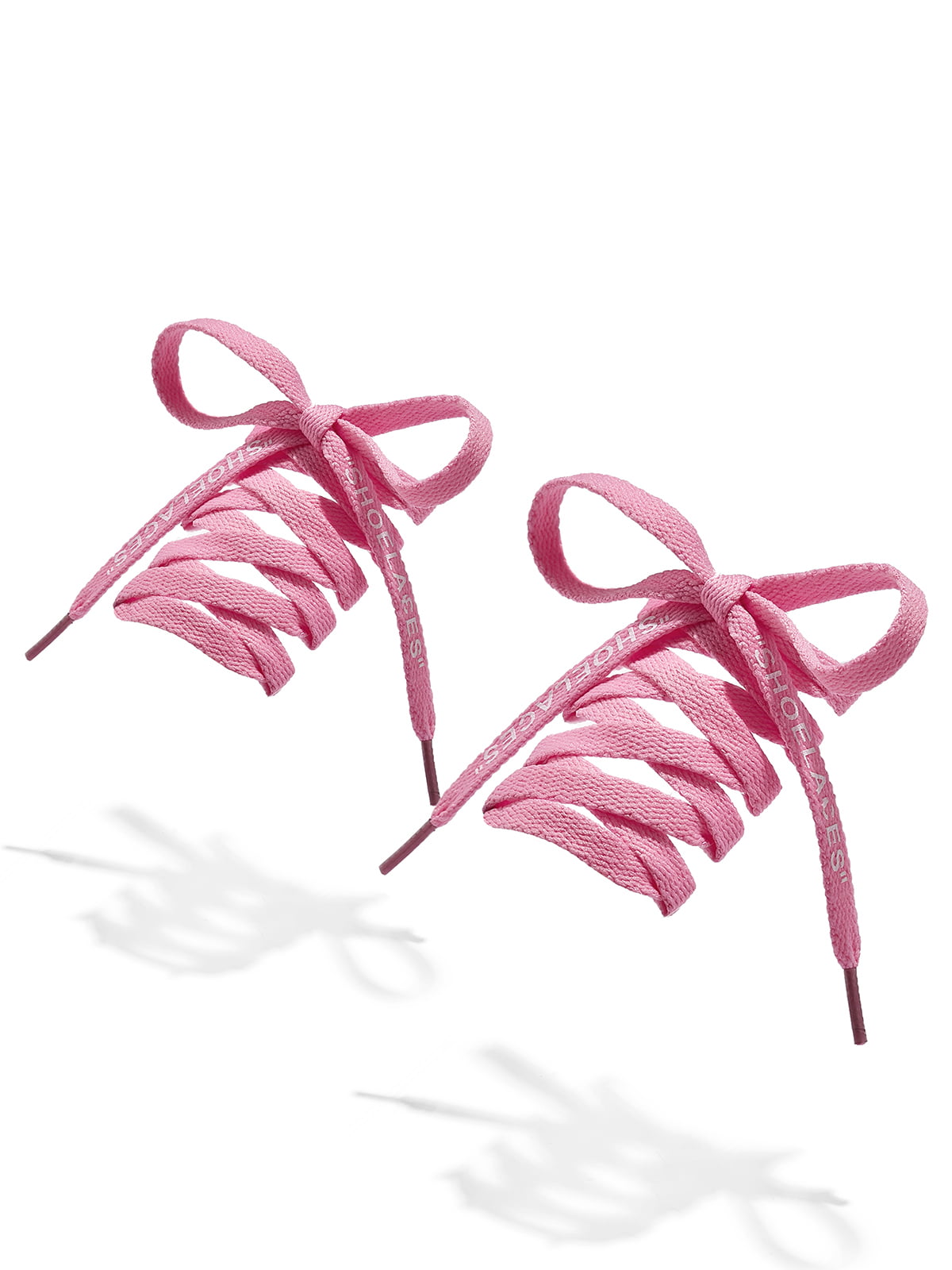 Шнурки для обуви розовые | 5844568