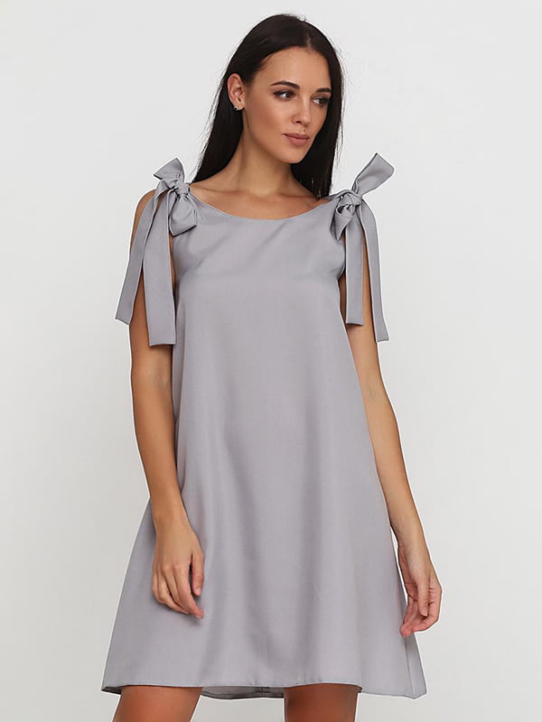 Сукня А-силуету сіра | 5900219