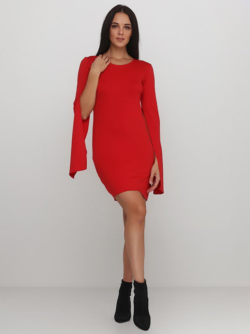 Сукня-футляр червона | 5900418