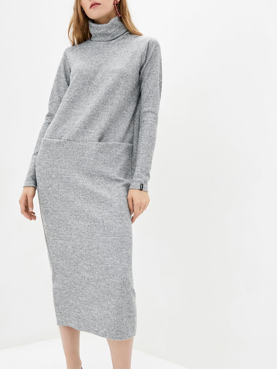 Платье-свитер серое | 5905205