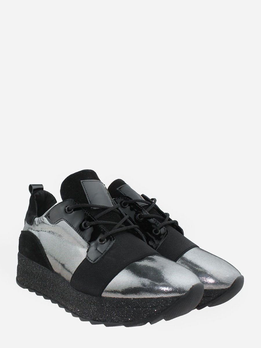 Кросівки сріблясто-чорного кольору | 5916201