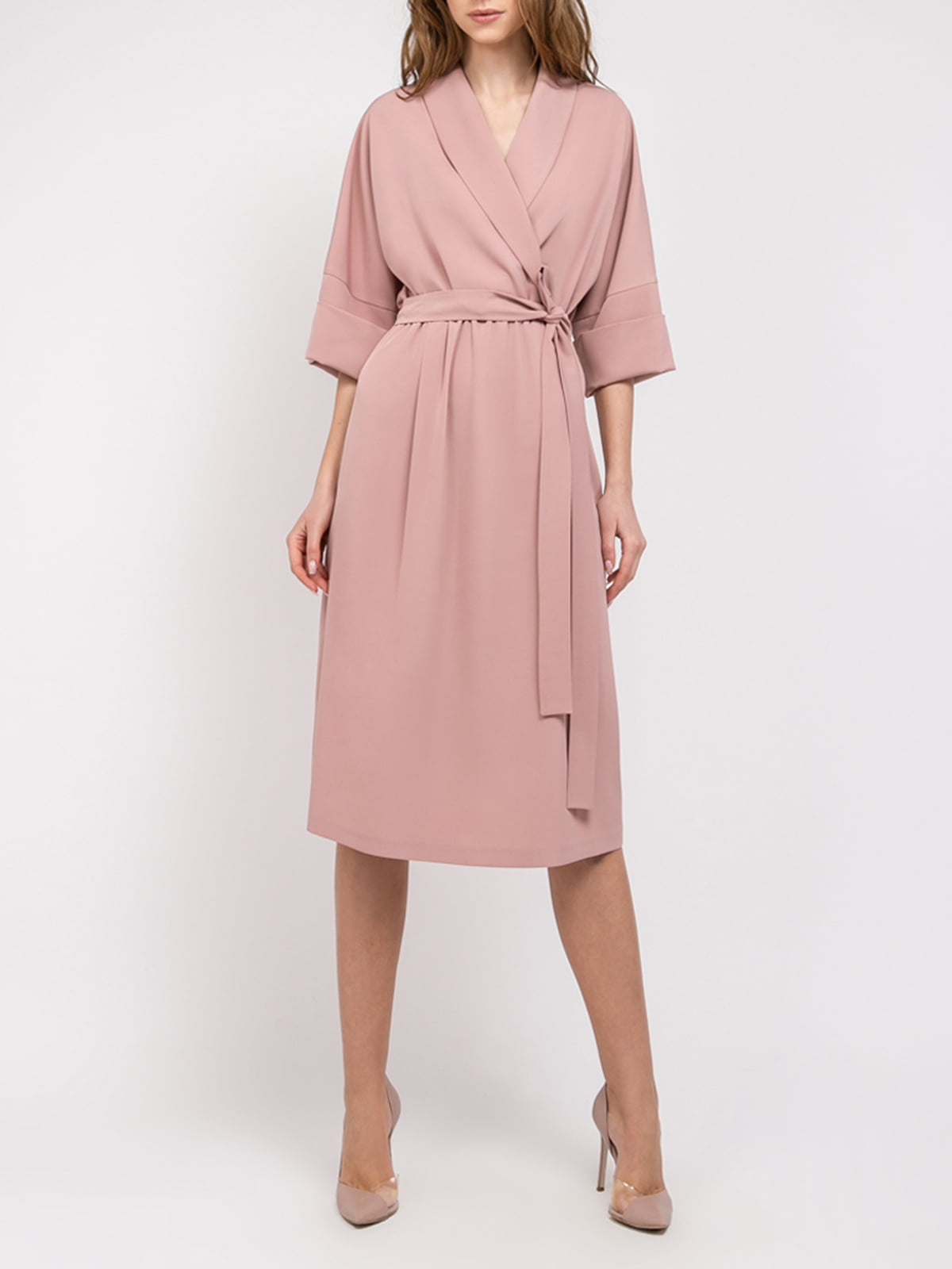 Сукня А-силуету рожева | 5904031