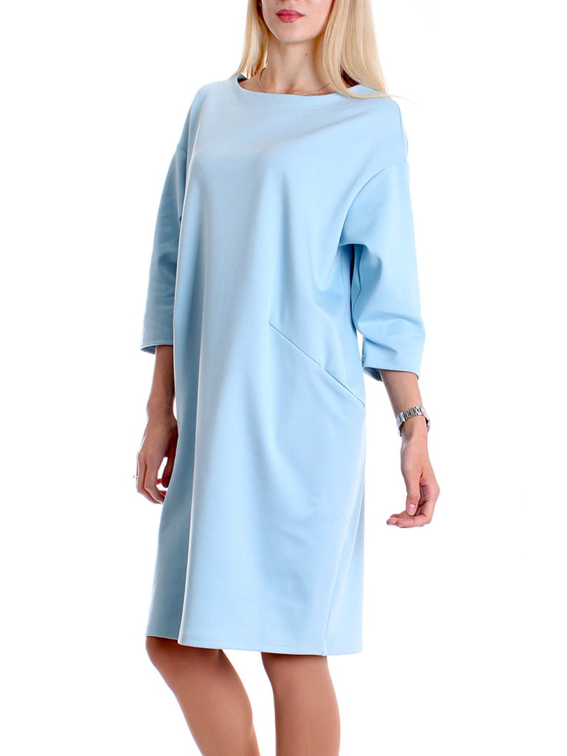 Сукня А-силуету блакитна | 5938225