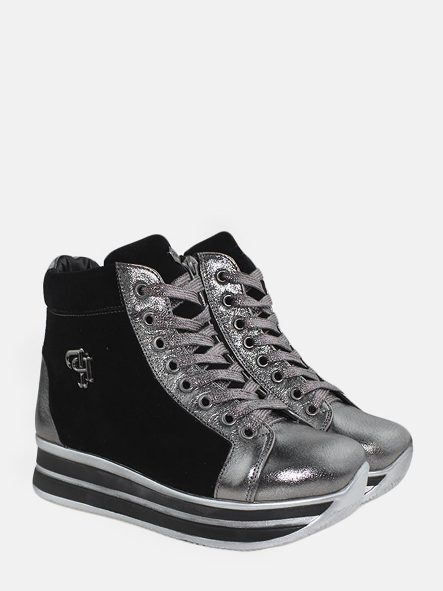 Ботинки никелево-черные | 5951597
