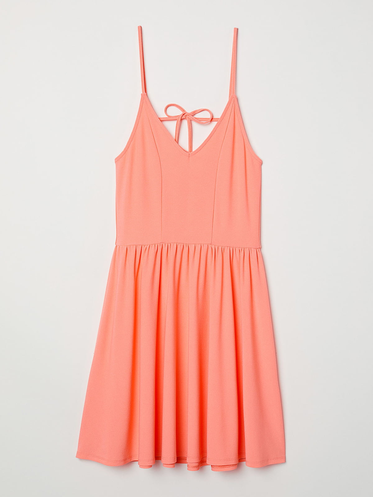 Платье А-силуэта персикового цвета | 5952948