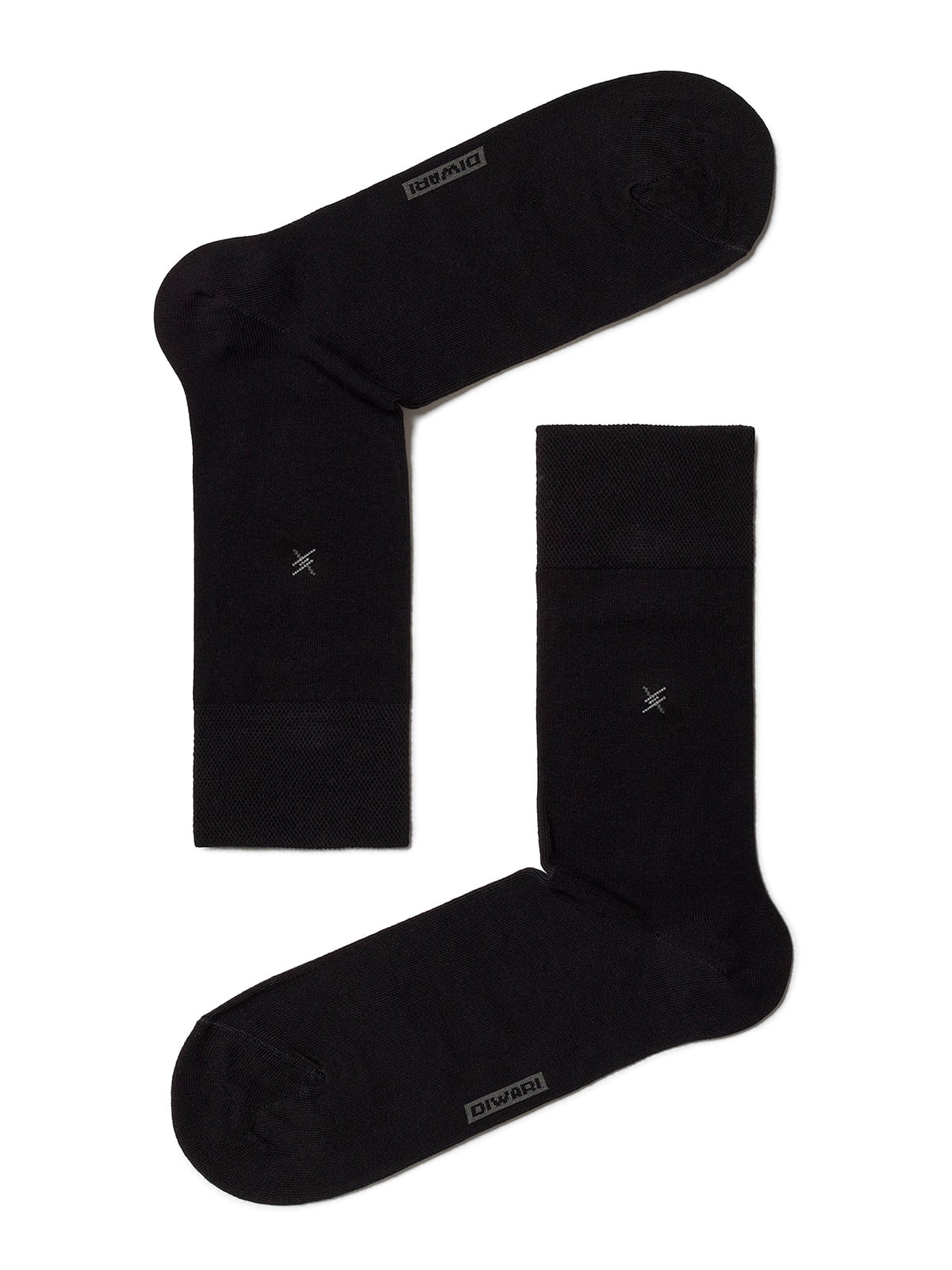 Шкарпетки чорні з принтом | 2621648