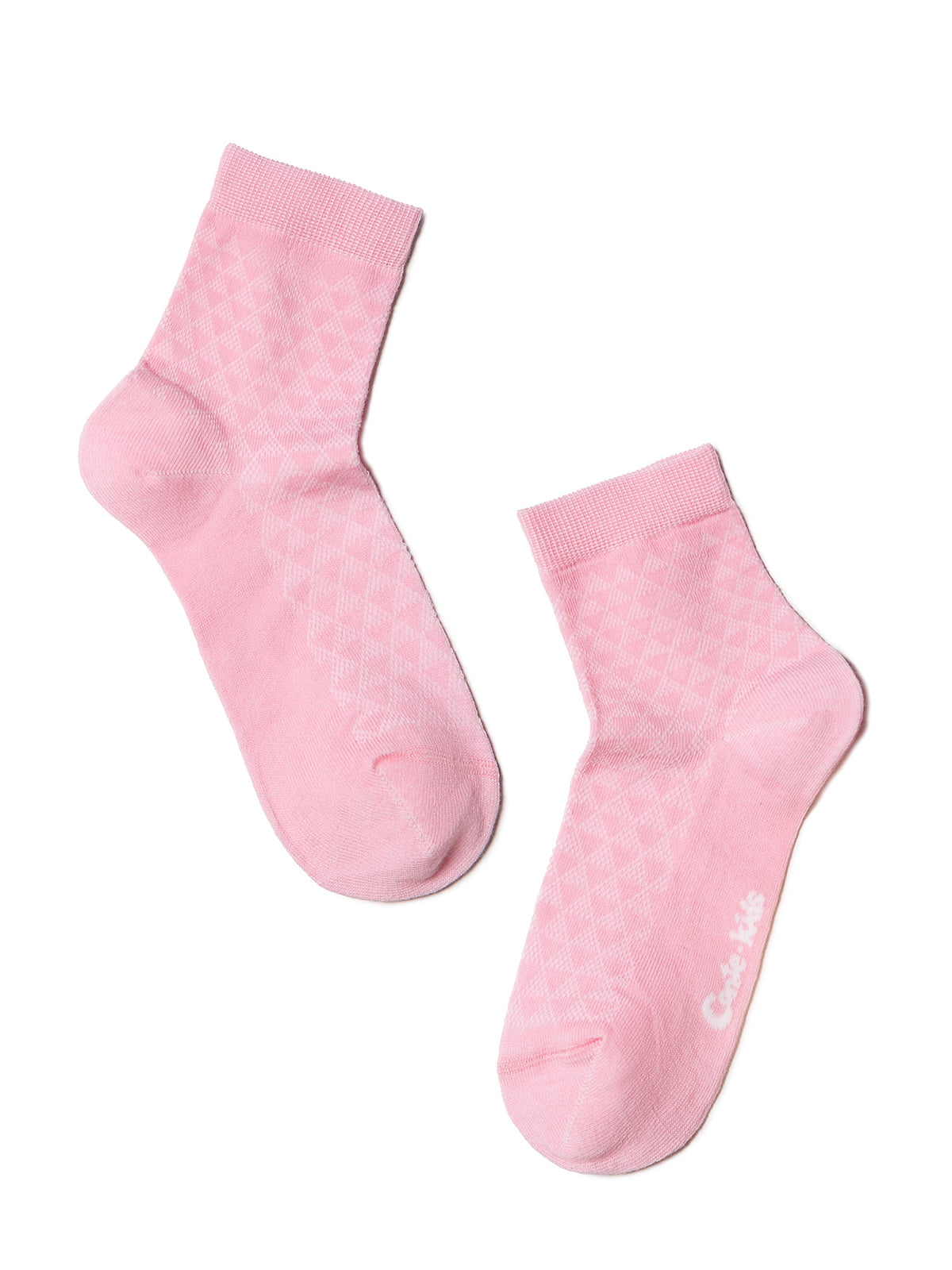 Носки светло-розовые с узором | 2625064