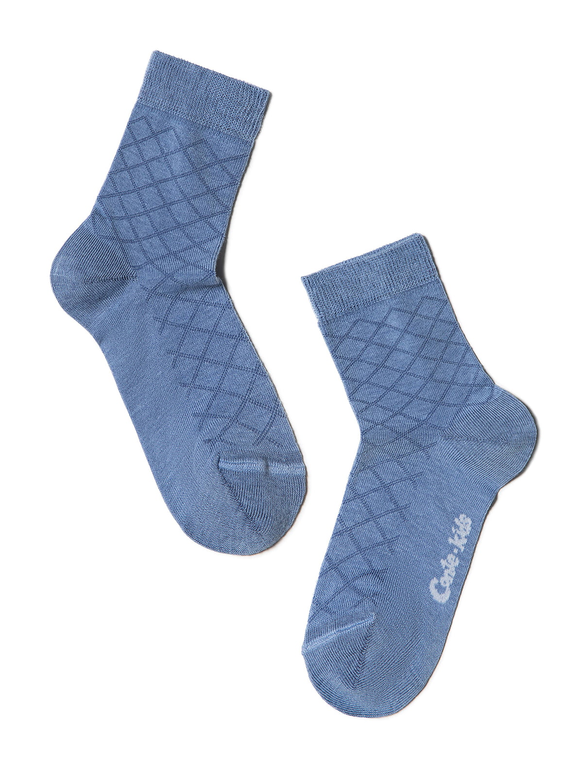 Шкарпетки блакитні в ромби | 2625071