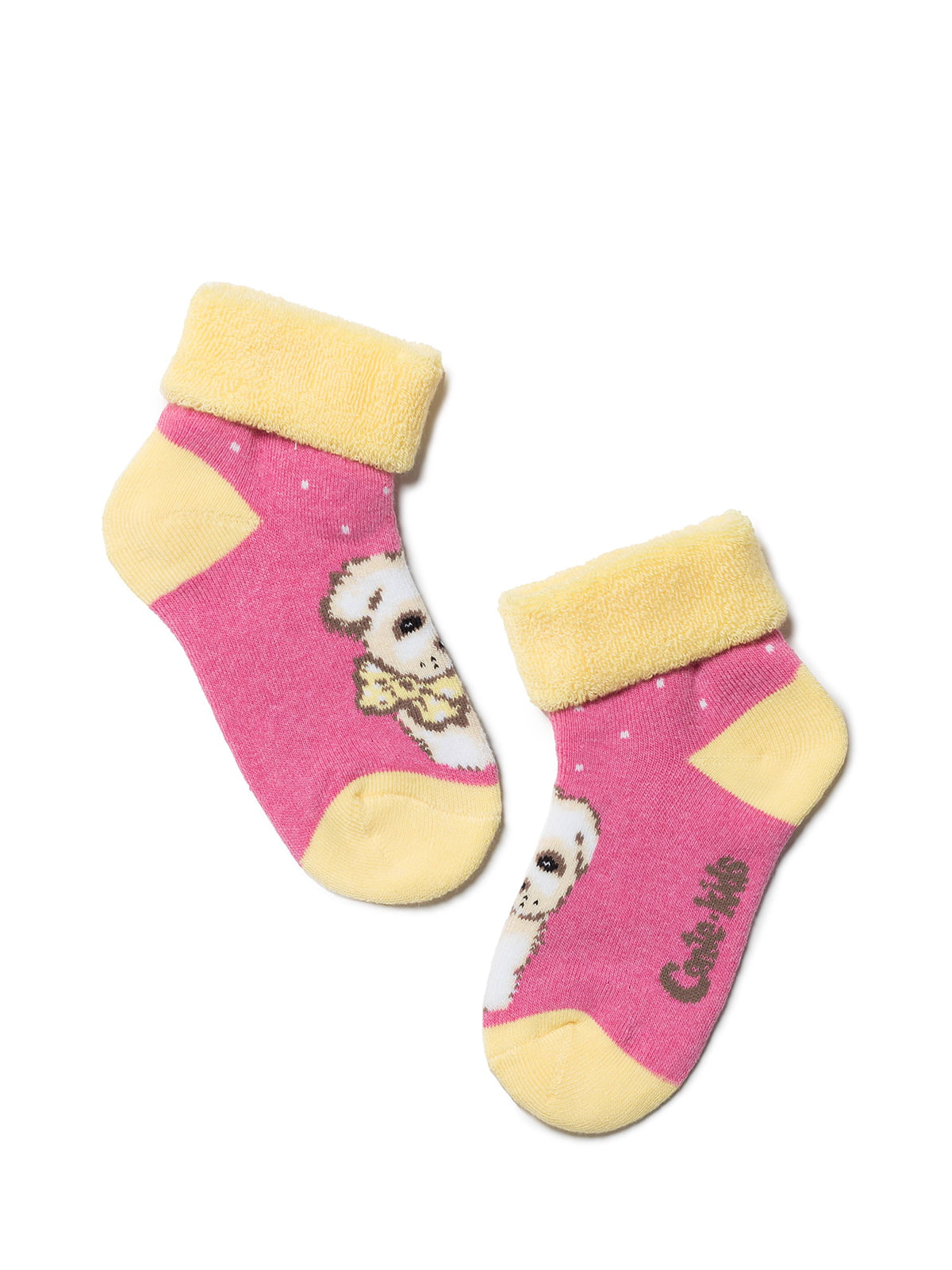 Шкарпетки рожеві махрові | 3750297