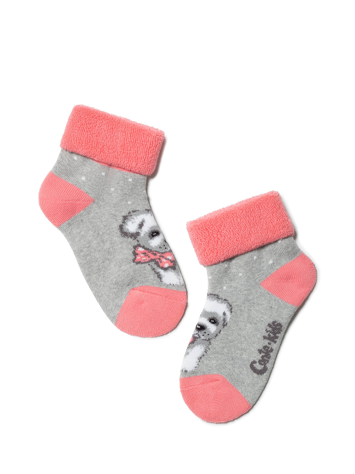 Шкарпетки сірі махрові | 3750299