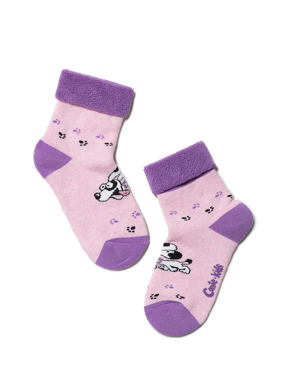 Шкарпетки рожеві махрові | 3750310