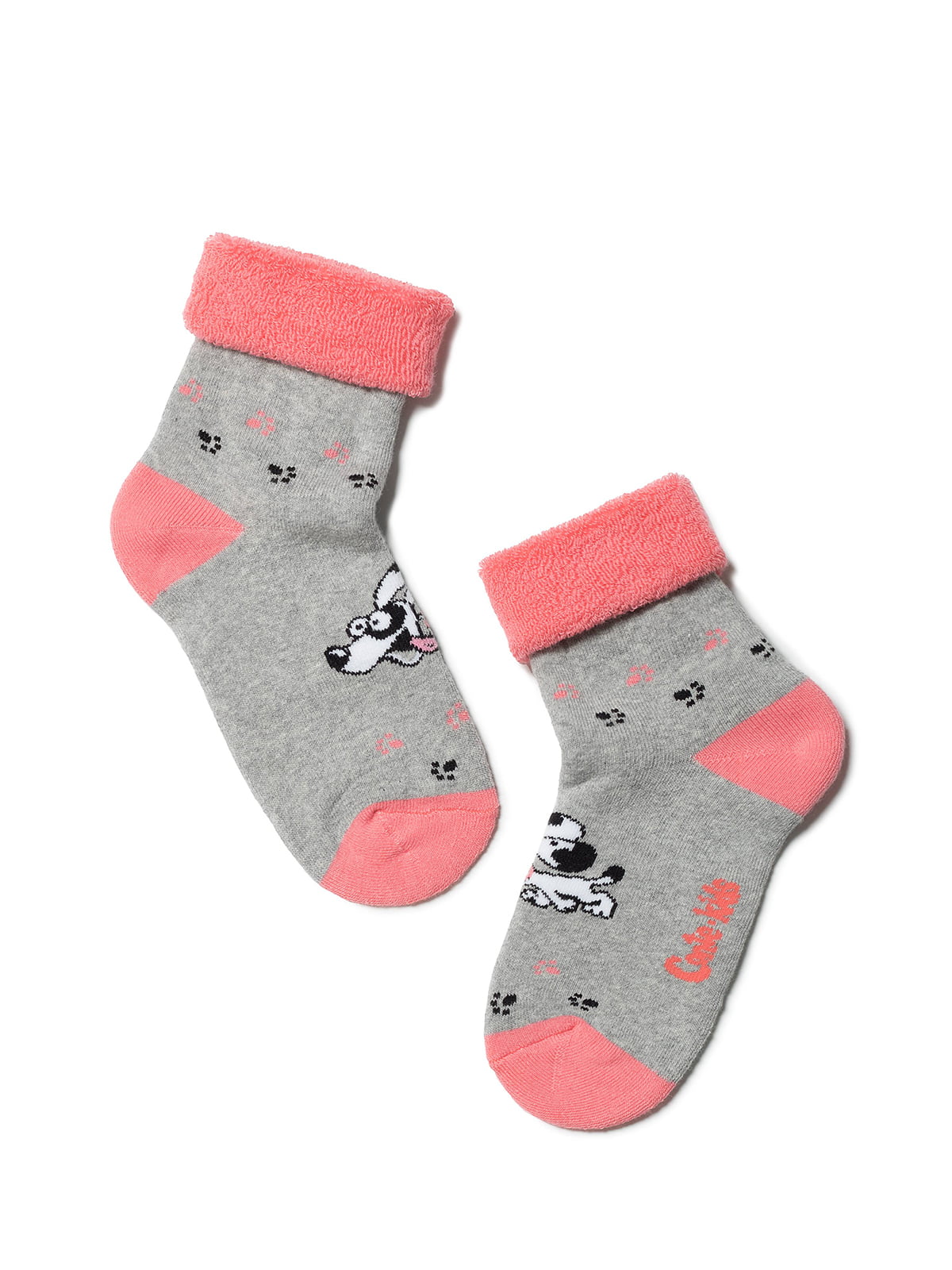 Шкарпетки сірі махрові | 3750311