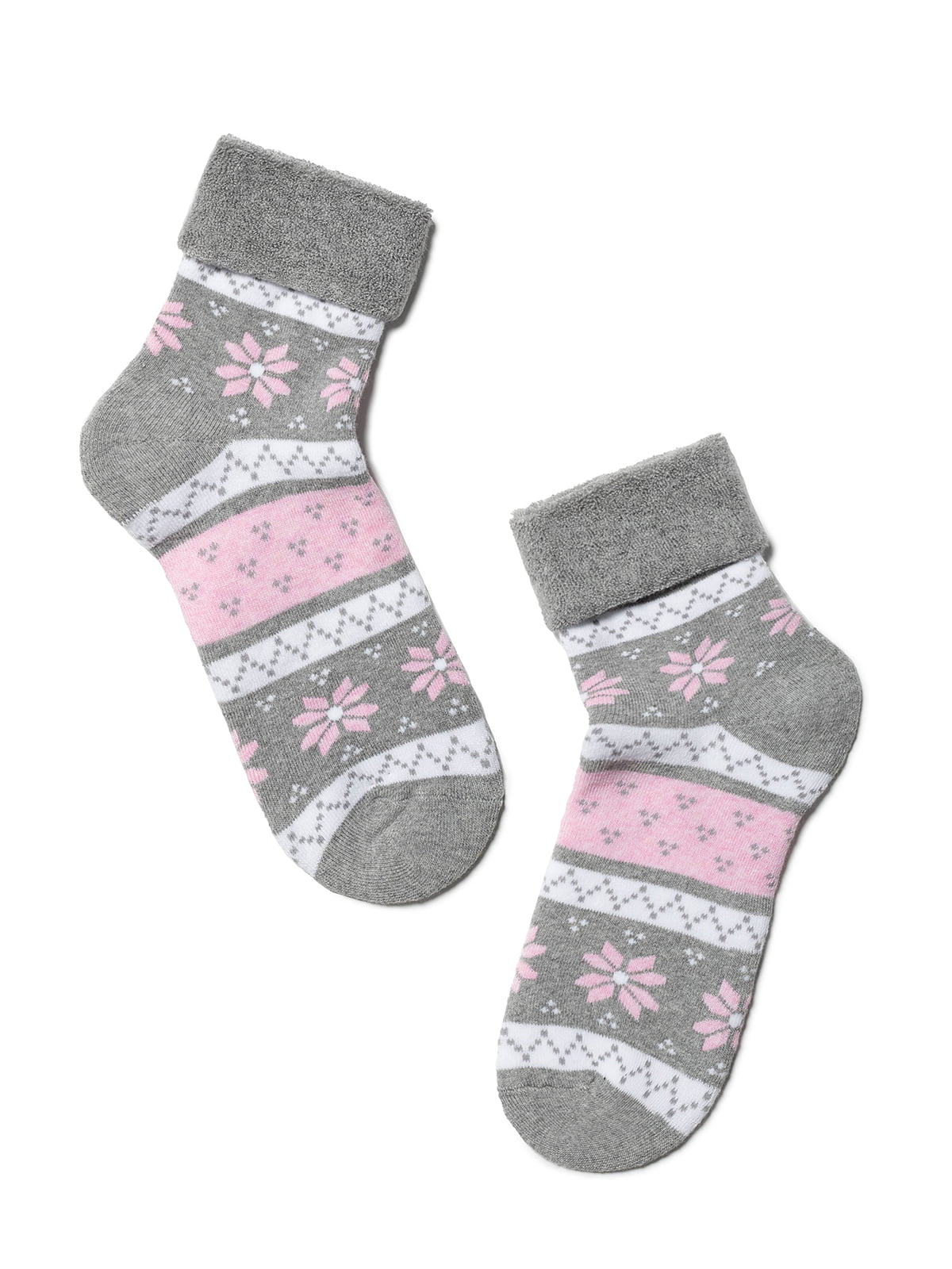 Шкарпетки сірі махрові | 3750323