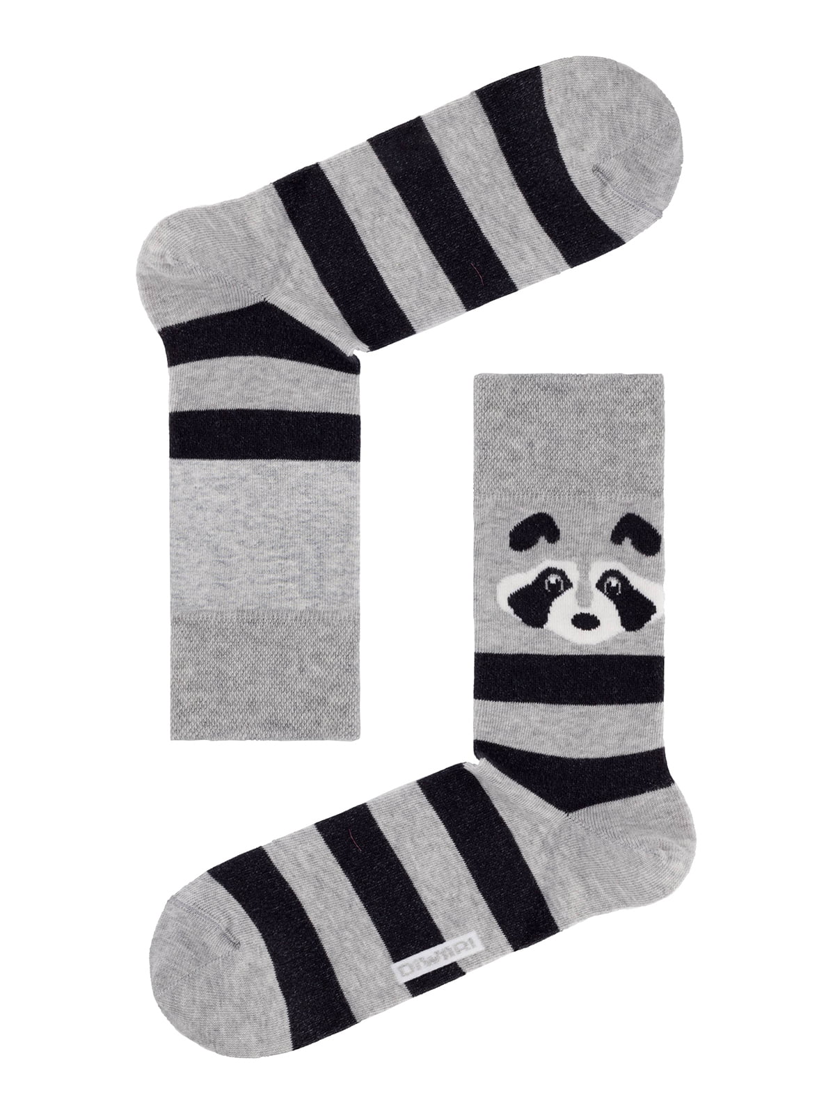 Шкарпетки сірі з малюнком | 4366585