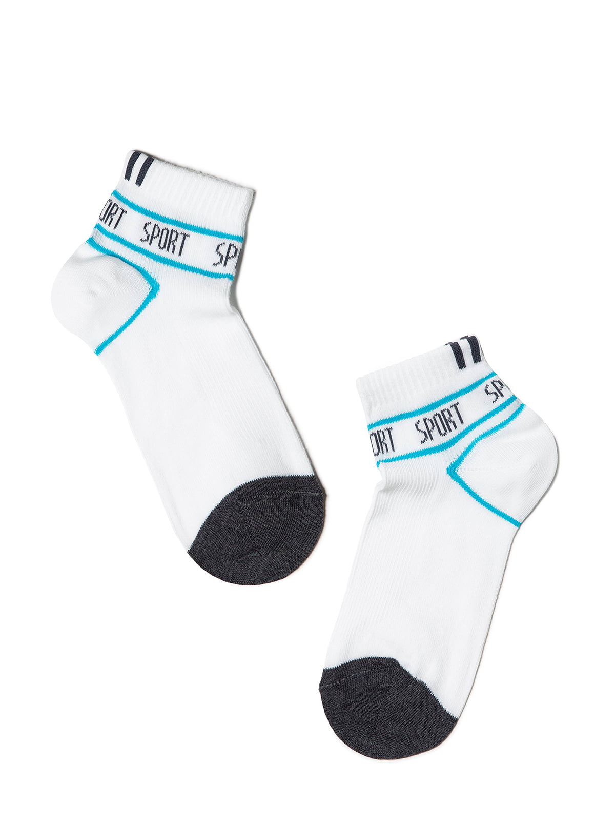 Шкарпетки білі з малюнком | 4366750