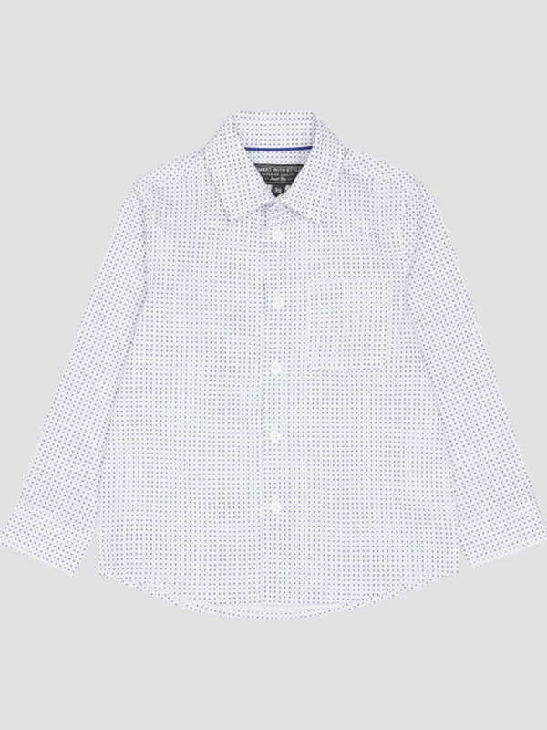 Рубашка белая в принт | 5960287