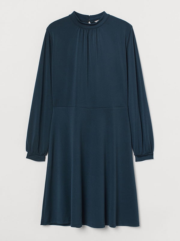 Сукня А-силуету темно-синя | 5983800