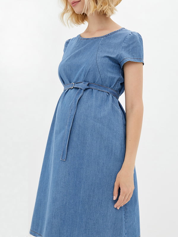 Сукня для вагітних та годуючих кольорів джинс | 5987475