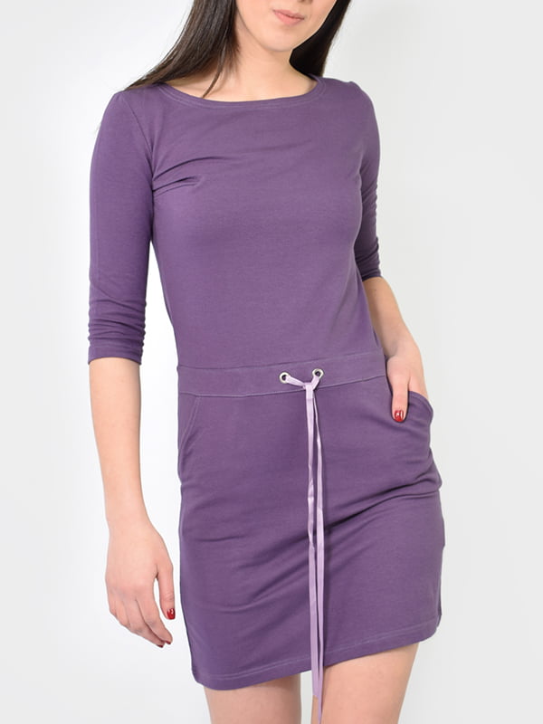 Сукня домашня фіолетова | 5990077