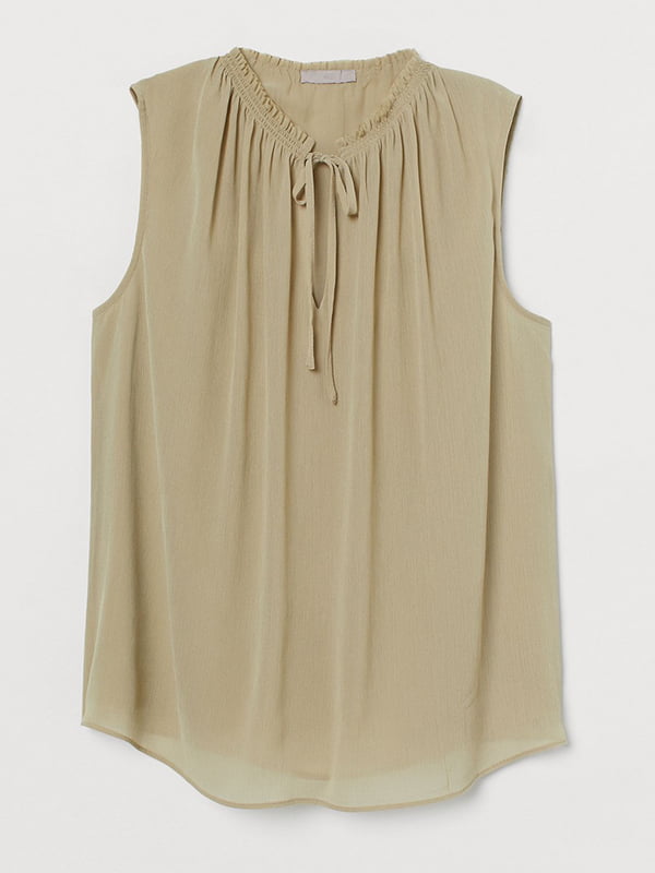 Блуза оливкового цвета | 5990361