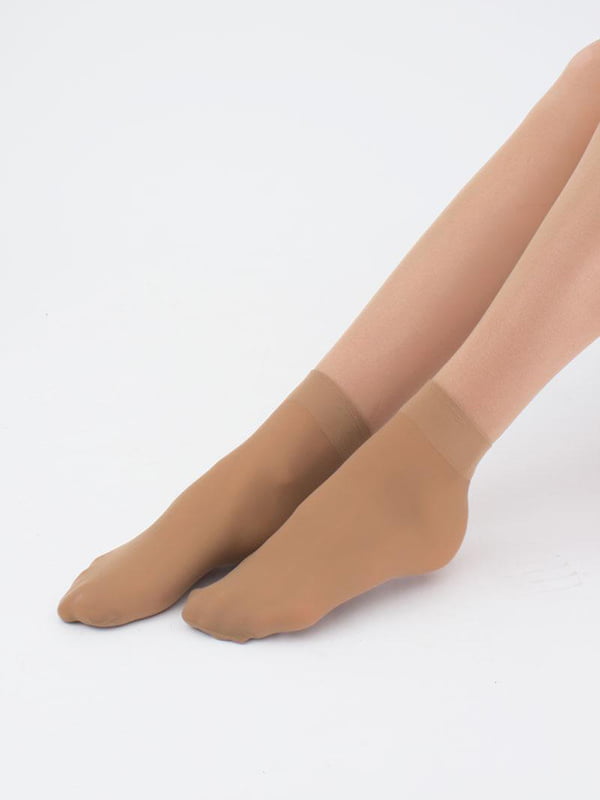 Шкарпетки капронові коричневі | 6005305