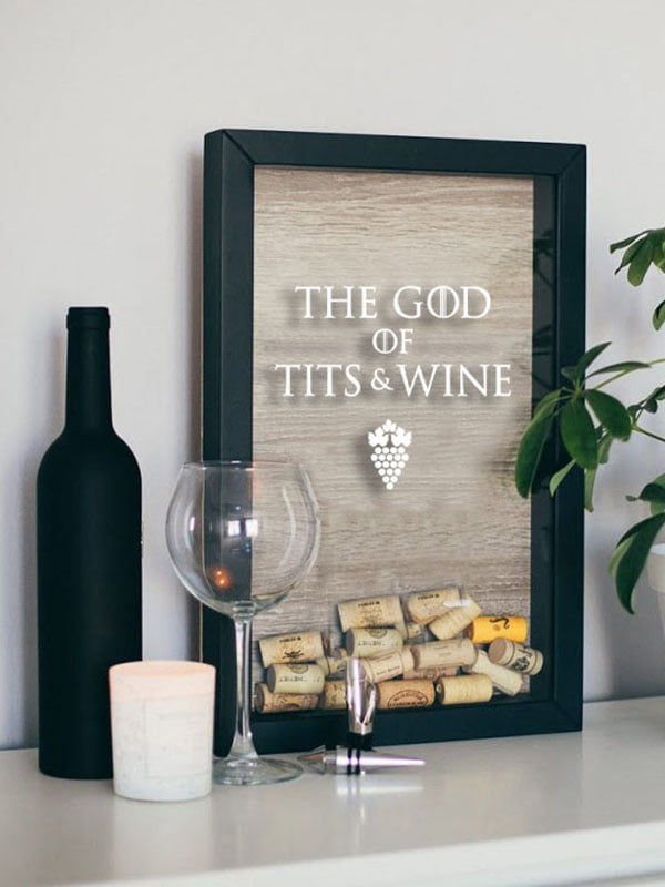 Рамка для винных пробок GoT God of tits and wine | 6011757