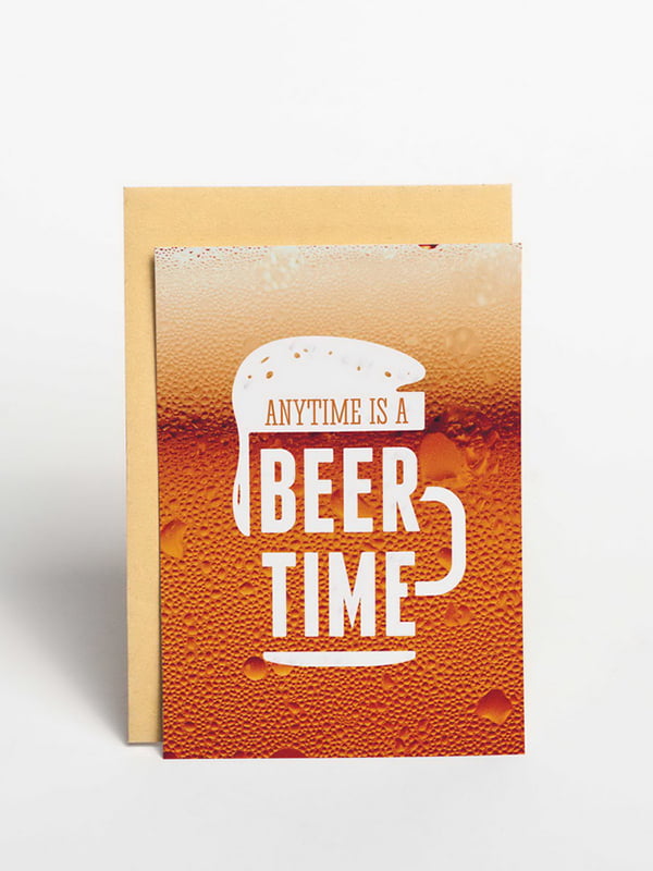Вітальна листівка Beer time | 6013678