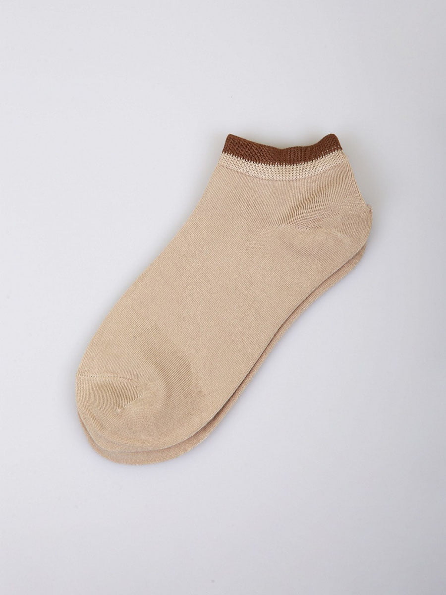 Шкарпетки короткі бежеві | 5927905