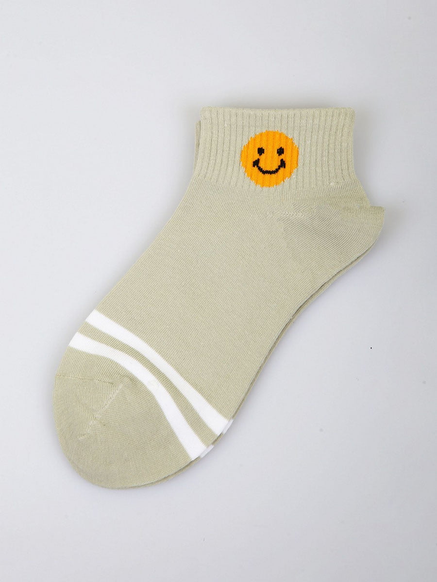 Шкарпетки короткі оливкового кольору | 5927935