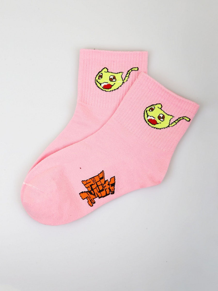 Шкарпетки рожеві з малюнком | 5928070