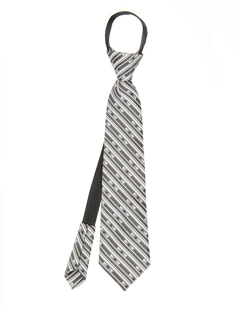 Краватка темно-сіра в смужку | 5928572