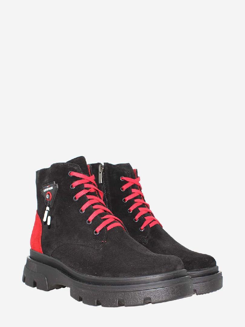 Ботинки черно-красные | 6025061