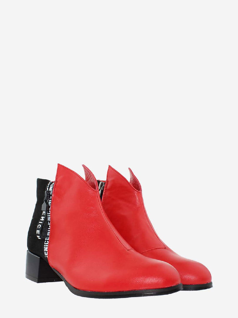 Ботинки черно-красные | 6027252