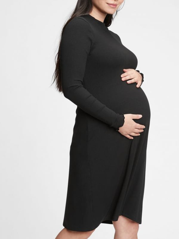 Платье для беременных черное | 6028110