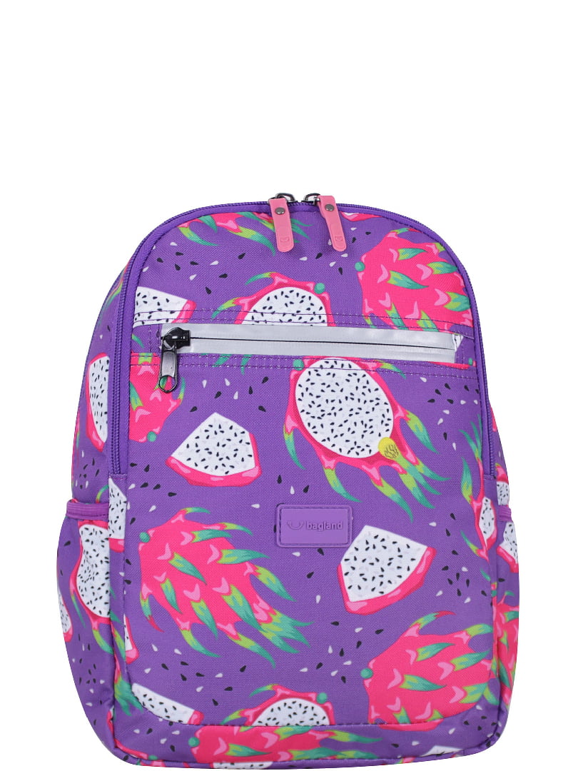 Рюкзак фиолетовый с принтом | 6034792
